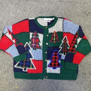 Vintage Robert Scott Ltd Christmas Cardigan
